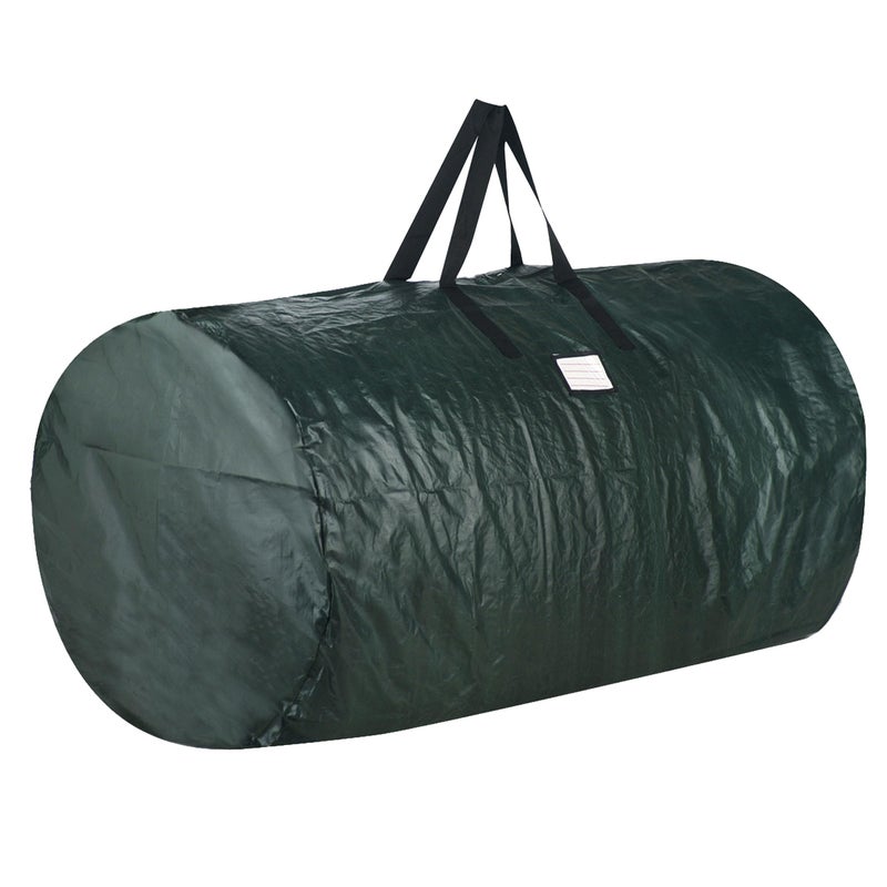 Elf Stor Christmas Tree Storage Bag - Canvas Bag for 7-Foot Artificial Trees - Protects Holiday Decor and Inflatables from Moisture Damage by Elf Stor (Green) - Image 1